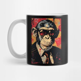 Banksy Graffiti monkey Mug
